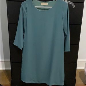 Jade green dress